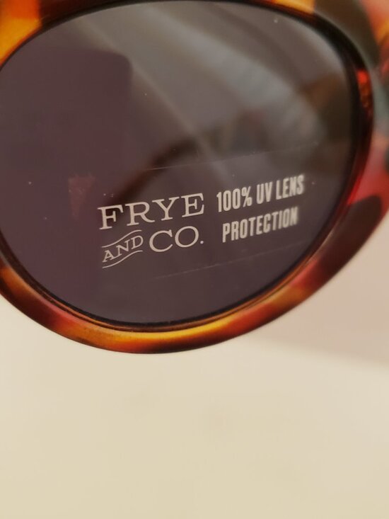 Frye & Co. Oval Cat Eye Tortoise Shell Sunglasses Brown Black New main image 6